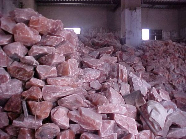 raw pink salt